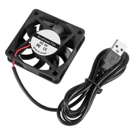 4 Pieces 80mm Fan 3.14 Inch USB Brushless Cooling DC 5V 80mm x 15mm Fan Cooler Speed 4200RPM Fan for 3D Printer Cooling Electronics Air Purifier Cooling DIY Projects