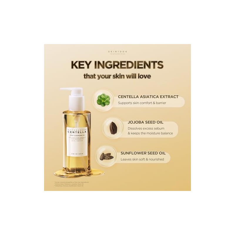 Madagascar Centella Light Cleansing Oil by Skin1004 for Women -