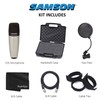 Samson C01 Studio Condenser Mic + Pop Filter + Mic