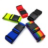 2-Pack Luggage Belt for Suitcases and Travel Straps, Adjustable Cross