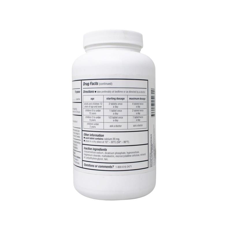 Major Senna 8.6mg Laxative Tablets 1000ct