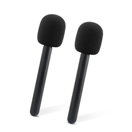 Wisoqu 2Pcs Microphone Handle Adapter for Rode GO II, Mic Holder Stand for Hollyland Lark M1/C1/150/Synco G1/A2/Movo