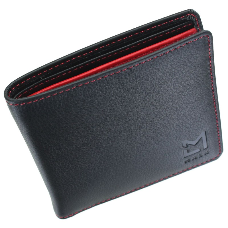 Mala Leather Hudson Collection Leather Bi Fold Wallet RFID Blocking