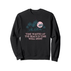 Palm Trees and Ocean Breeze Beach Tropical Summer Sweatshirt