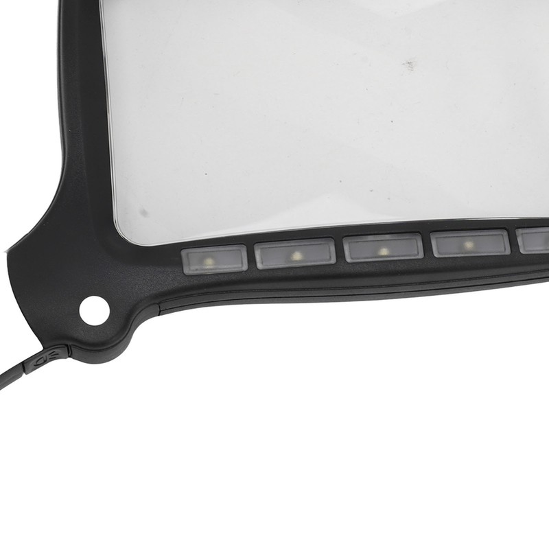 Folding Handheld Magnifying Glass with Light 5 LEDs 3X Large