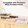 4 Rolls 8.5'' x 11'' Phomemo M832 Portable Printer Thermal