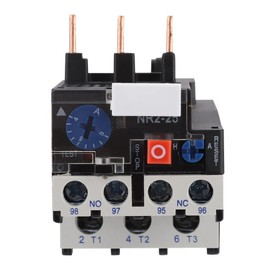 NR2-25 Professional Thermal, Thermal Overload 4-6a Salvamotore Trifase, Overload Relay, Electric Thermal Relay with Adjustable Motor Protection (4-6A) (4-6A)