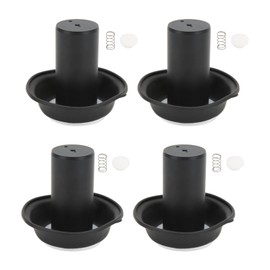 4sets Carburetor Vacuum Diaphragms Plunger Kit Replacement for Vmax 1200 VMX1200 1985‑2007