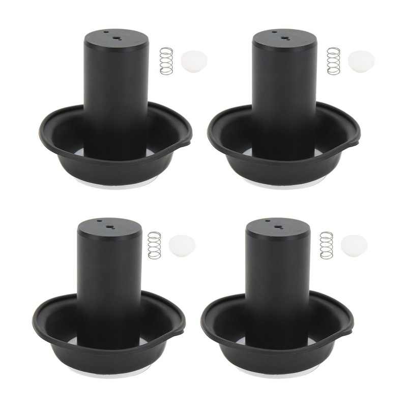 4sets Carburetor Vacuum Diaphragms Plunger Kit Replacement for Vmax 1200