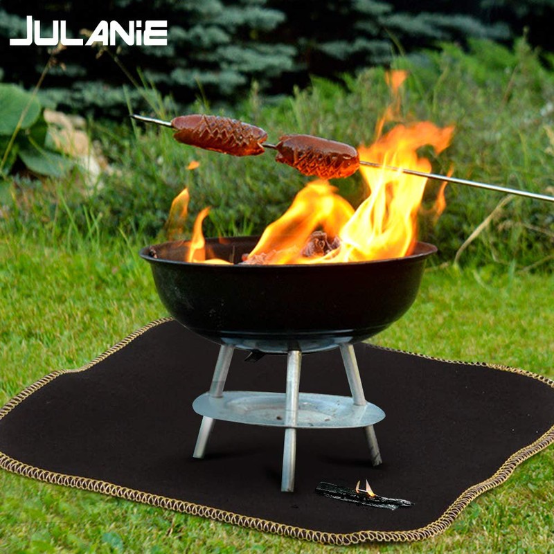 JULANIE Bonfire Sheet, Flame Retardant Sheet, Burner Sheet, Non-Flammable Fabric,