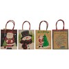 Northlight 20-Count Assorted Paper Christmas Themed Gift Bags