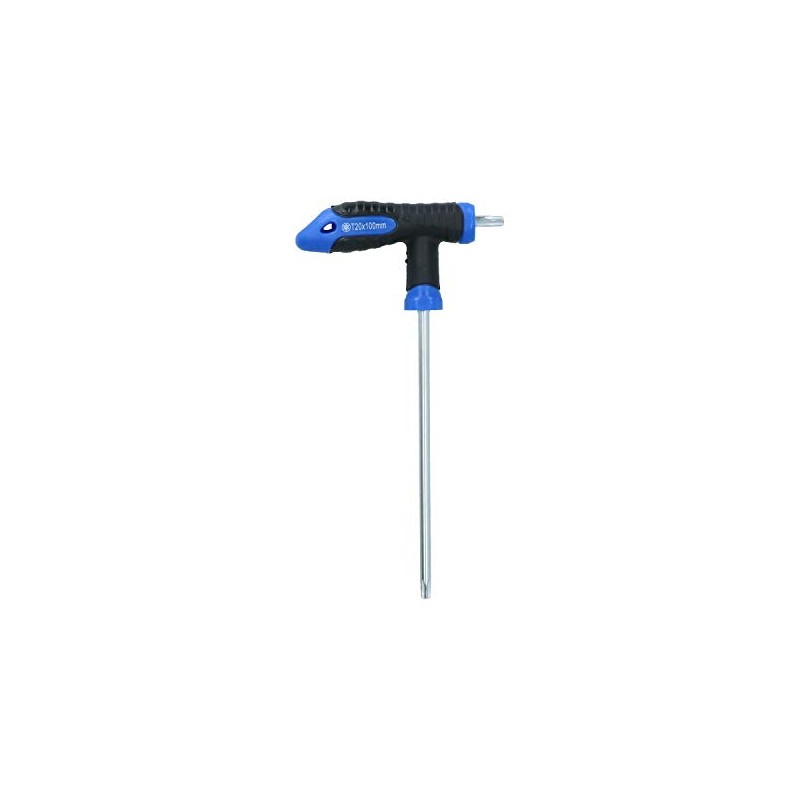 T20 T-Handle Torx Screwdriver Star Key Tamper Torx Tool Chrome