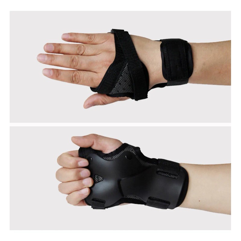 Guantes Protectores De Palma Para Skate Patinaje M Como Se