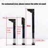 Stainless Steel Folding Table Legs - Adjustable Height, Metal Legs