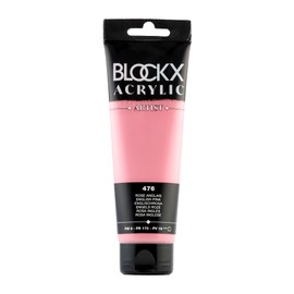 Blockx 60476BXC Fine Opaque Satin English Pink Acrylic Paint PW 6/PR 170/PV 19-120ml