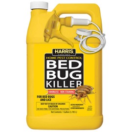 Harris Odorless Liquid Spray 1 gal. Bed Bugs & Lice Killer Pest Control Non-Staining