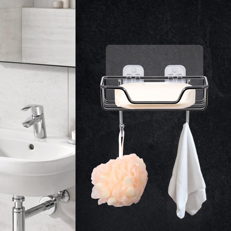 Uten Stainless Steel Soap Dish Layer Soap Dish Wall Mounted