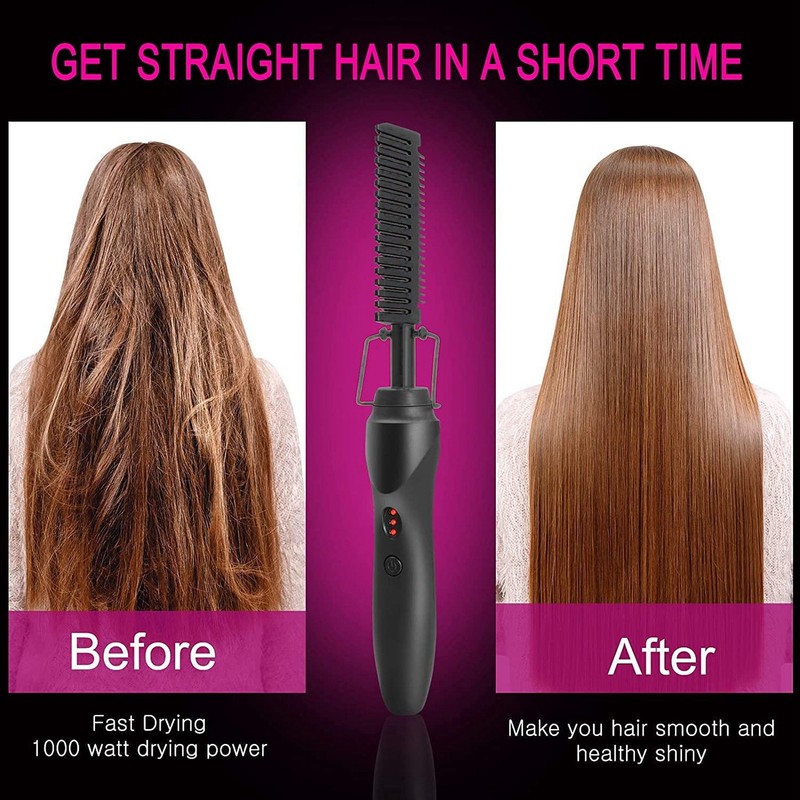 Hot Comb Electric Aluminum Alloy Material 3 Level Adjustment 60