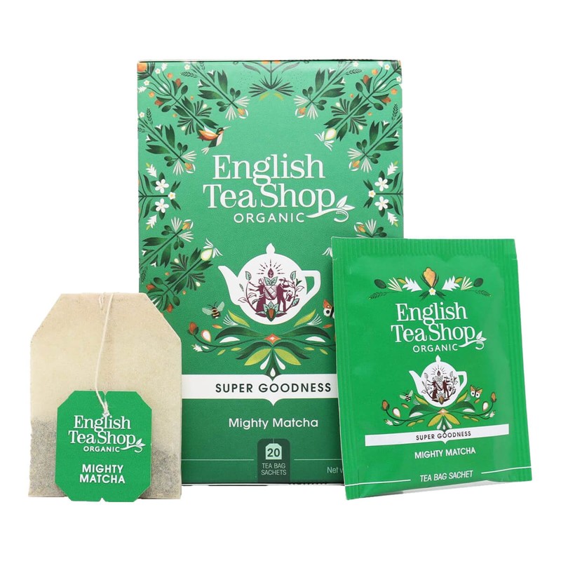 English Tea Shop Mighty Matcha Tea, 20 Tea Bags