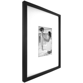MCS East Village Frames, 11 x 14-2 4x6 mats, Black