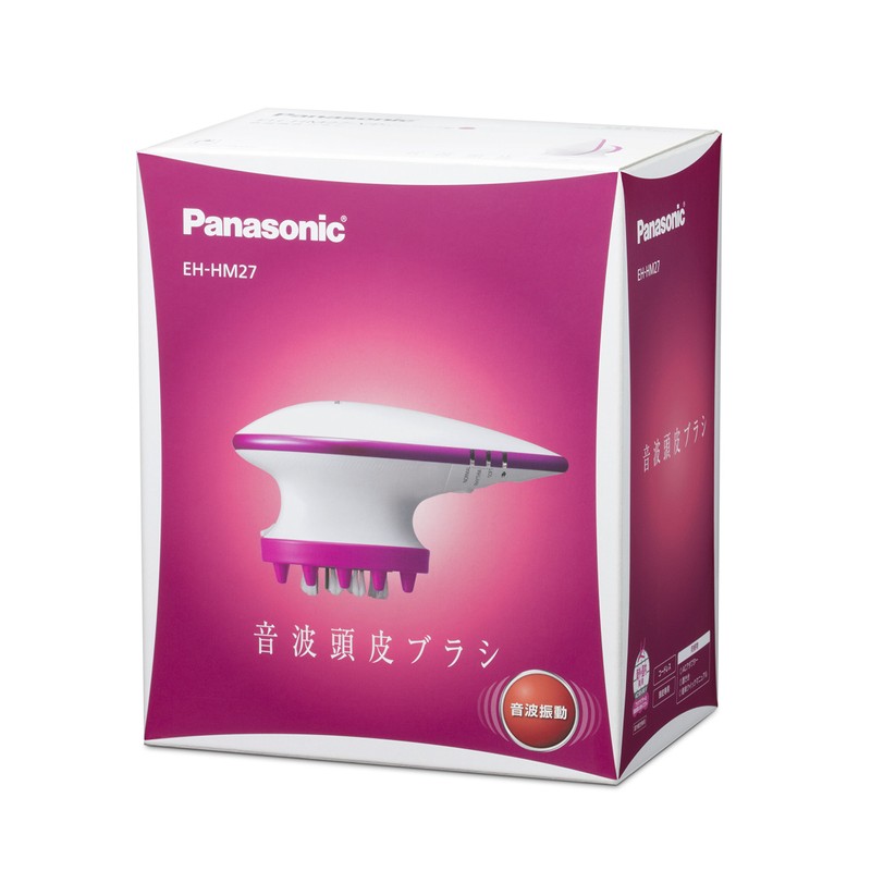 Panasonic Electric Scalp Brush Sonic Vibration kurenzingutaipu Vivid Pink EH – HM27 – VP