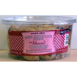 Trader Joe's Dark Chocolate Chunk And Almond Cookies
