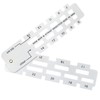 Jewellers Tools Plastic Spring Bar Gauge : Watch Band Strap
