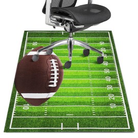 Gaming Chair Mat for Hardwood Floor 36"X 48" Office Rugs for Football Game Rolling Mats for Chair Gamer Computer Desk Chair Non-Slip Protector Mats for Hard Floor & Tile Floor Decor