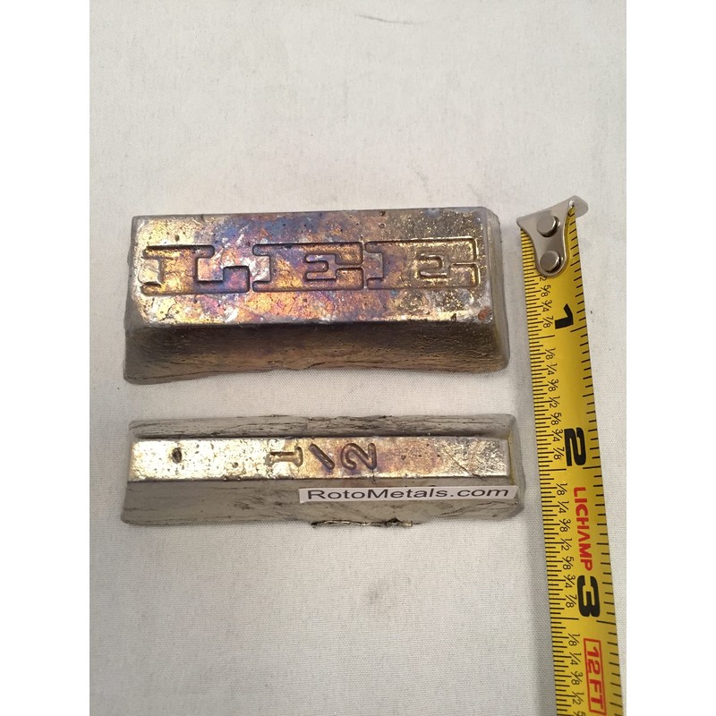 12.5 lbs Clean Lead Ingots