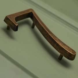 Heritage Brass Floatinig House Number | 5 inch Modern Door Sign Numbers Signs Plaques | Street Home Address Numerals