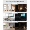 Retractable Blackout Curtains, Blackout Blinds with Hook and Loop Adhesive,No