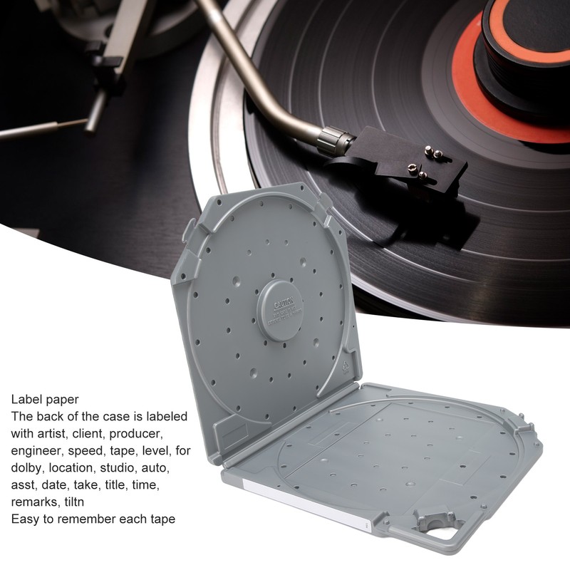 10 Inch Empty Tape Reel Storage Box Scratch Resistant Full