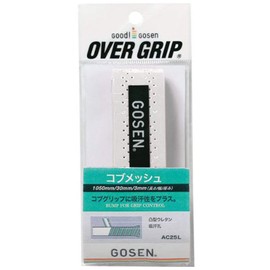 Gosen Cob Mesh Grip Tape, White, AC25L