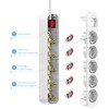 Power Strip for Home, 5-Way Multiple Socket with Save Energy
