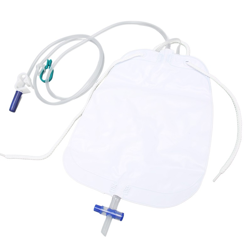 5Pcs Urinary Drainage Bag Thickened PVC Anti Reflux Disposable Urine