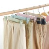 OUNONA Pants Hanger with Clips, Stylish, Skirt Hanger, Anti-Slip, Deformation
