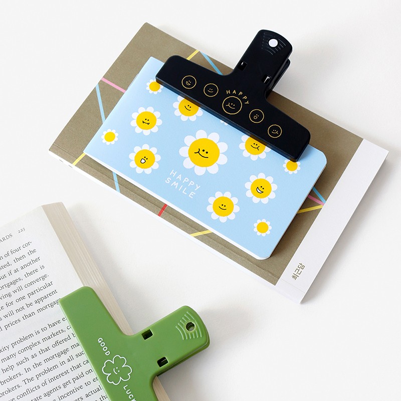 Book Friends Smile Books Stopper Clamp Document Document Clip Lucky