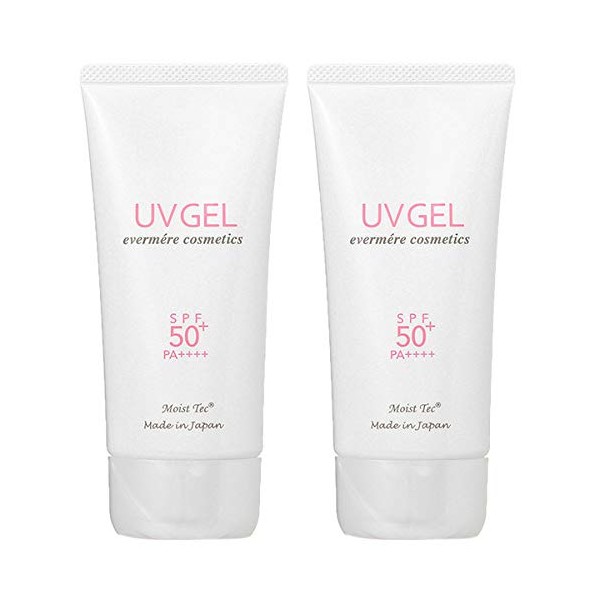 Evermere Moist-Tech UV Gel Sunscreen Beauty Gel 1.8 oz (50 + 2.5 oz (70 g) Set of 2
