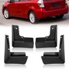 Hbzxqp 2010 Prius Mud Flaps Mud Guards Compatible with Toyota