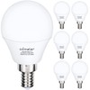 comzler Ceiling Fan Light Bulbs Candelabra LED Bulbs - 60