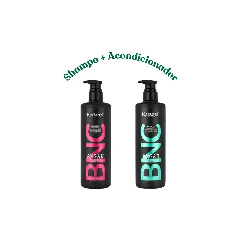 Bnc Argan Pack Shampoo Nourishing+detangle Conditioner Krsel