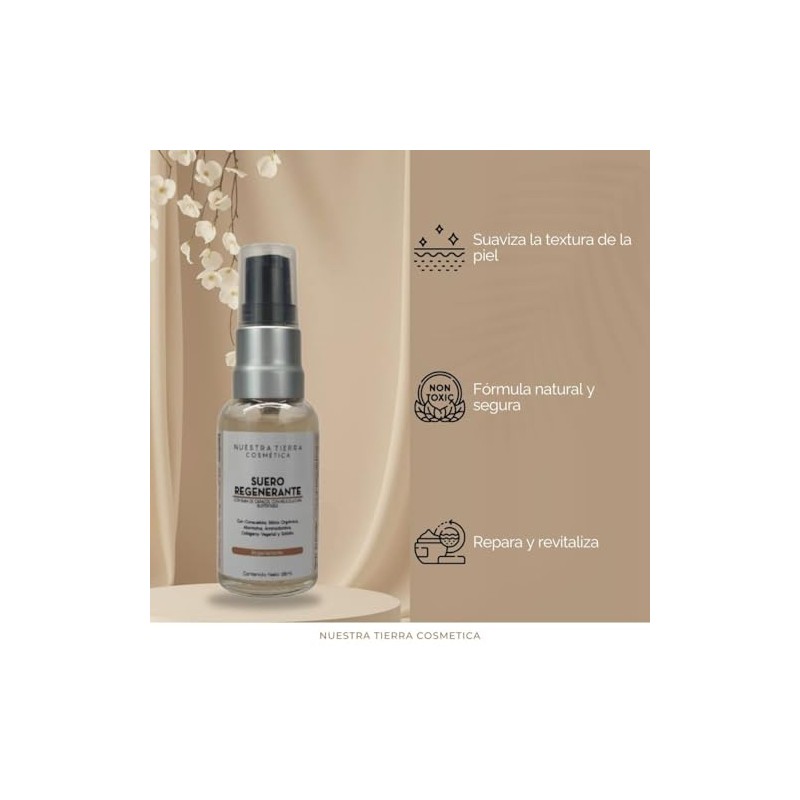 Nuestra Tierra Cosmetica Suero Regenerante con Baba de Caracol, Fórmula