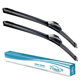 VTOGOI VTOGOI OEM Quality 28'+14' Premium All-Season Auto Windshield Natural Rubber J-Hook Wiper Blades(Pack of 2)