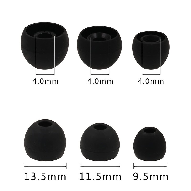 ALXCD Ear Tips Compatible with JBL Vibe 100 TWS in-Ear