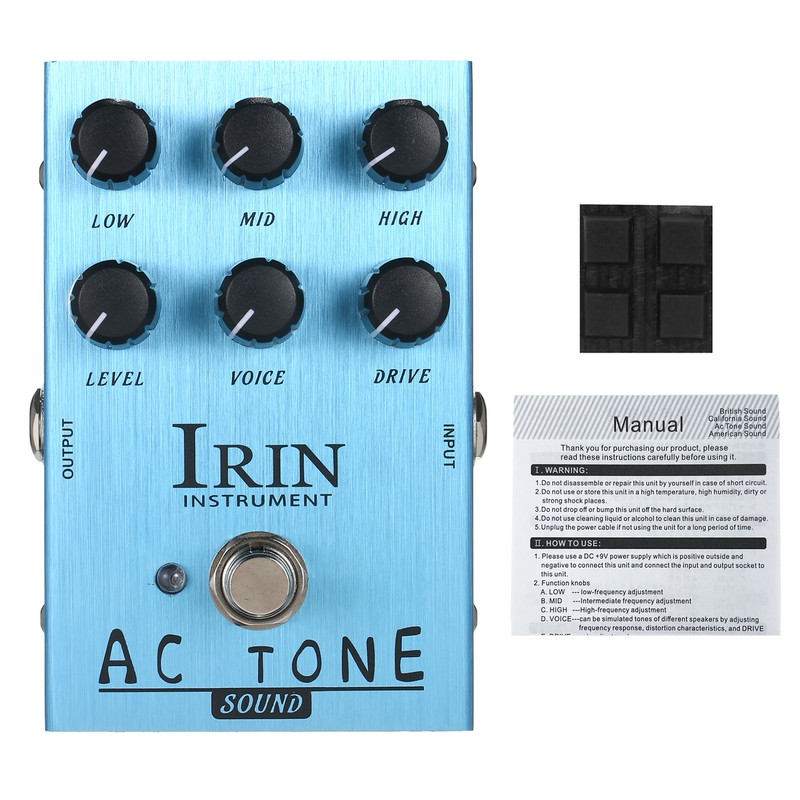 IRIN Mini Guitar Effect Pedal VOX AC30 Speaker Simulator Cabinet