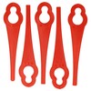 vhbw 5 x Replacement Blades Compatible with Einhell GC-CT 18/24