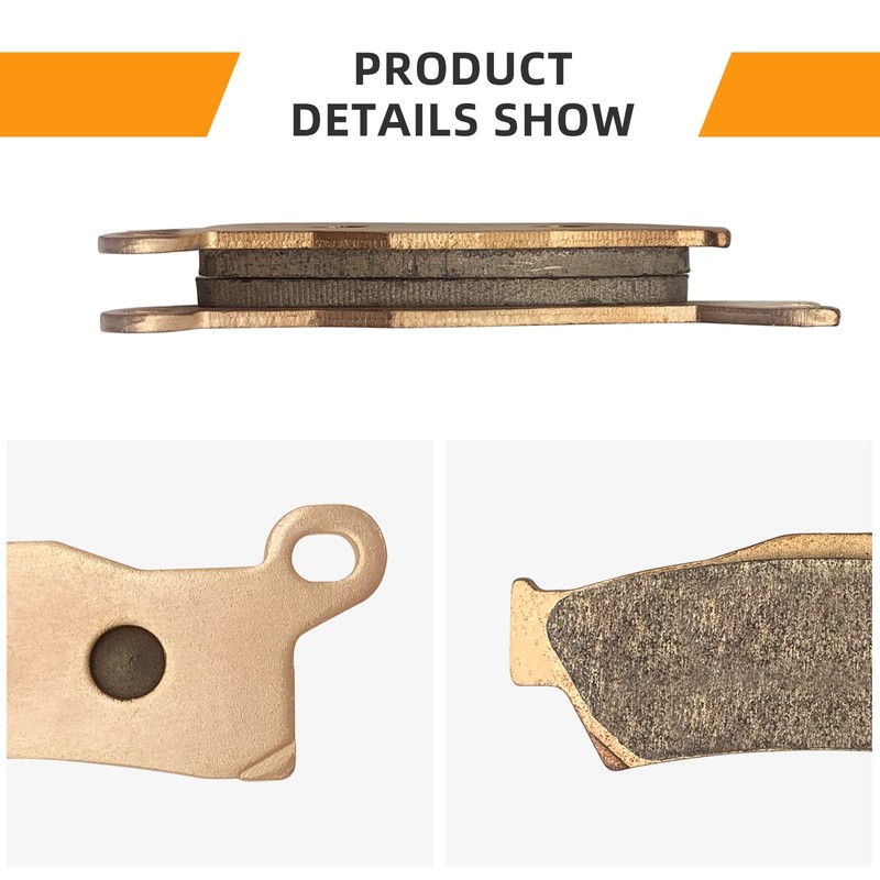 Front & Rear Brake Pads Sintered for Can Am Outlander