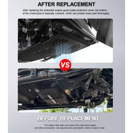 Skid Plate Lower Engine Protection Guard Extended Cover Compatible with Harley Touring Street Glide 2024-up,Road Glide 2024-up,FLHXSE & FLTRXSE & FLTRXSTSE 2023-up,Street Glide Ultra 2025-up