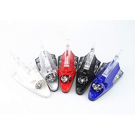 Car Auto Vehicle Decoive Aerial Shark Fin Type Antenna Wind Power Led Light Car Auto Top Wind Power LED Light Shark Fin Antenna Warning Flash Lamp Decor