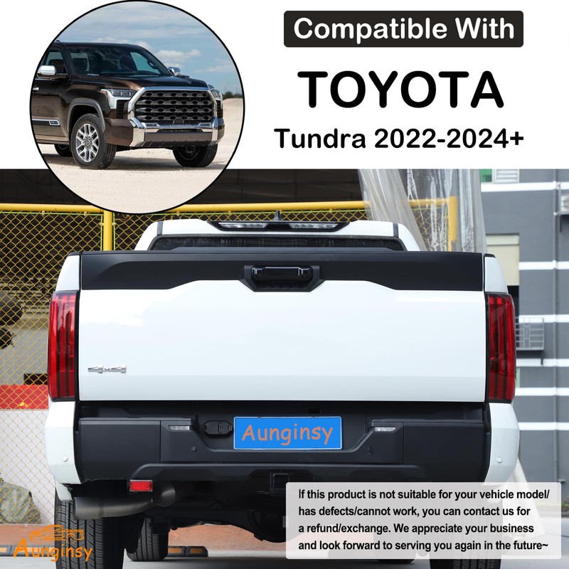 Aunginsy Car Outer Tailgate Handle Cover, Tailgate Handle Cover Compatible